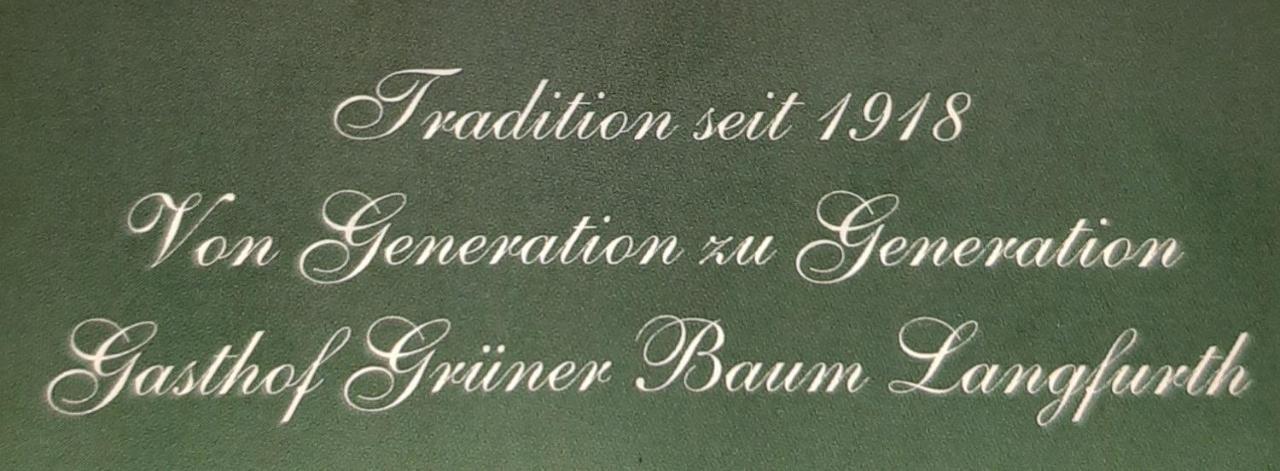 Gasthof Gruener Baum Oberlangfurth エクステリア 写真